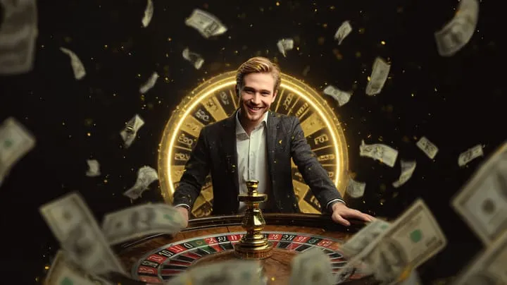 Airplane flying above clouds